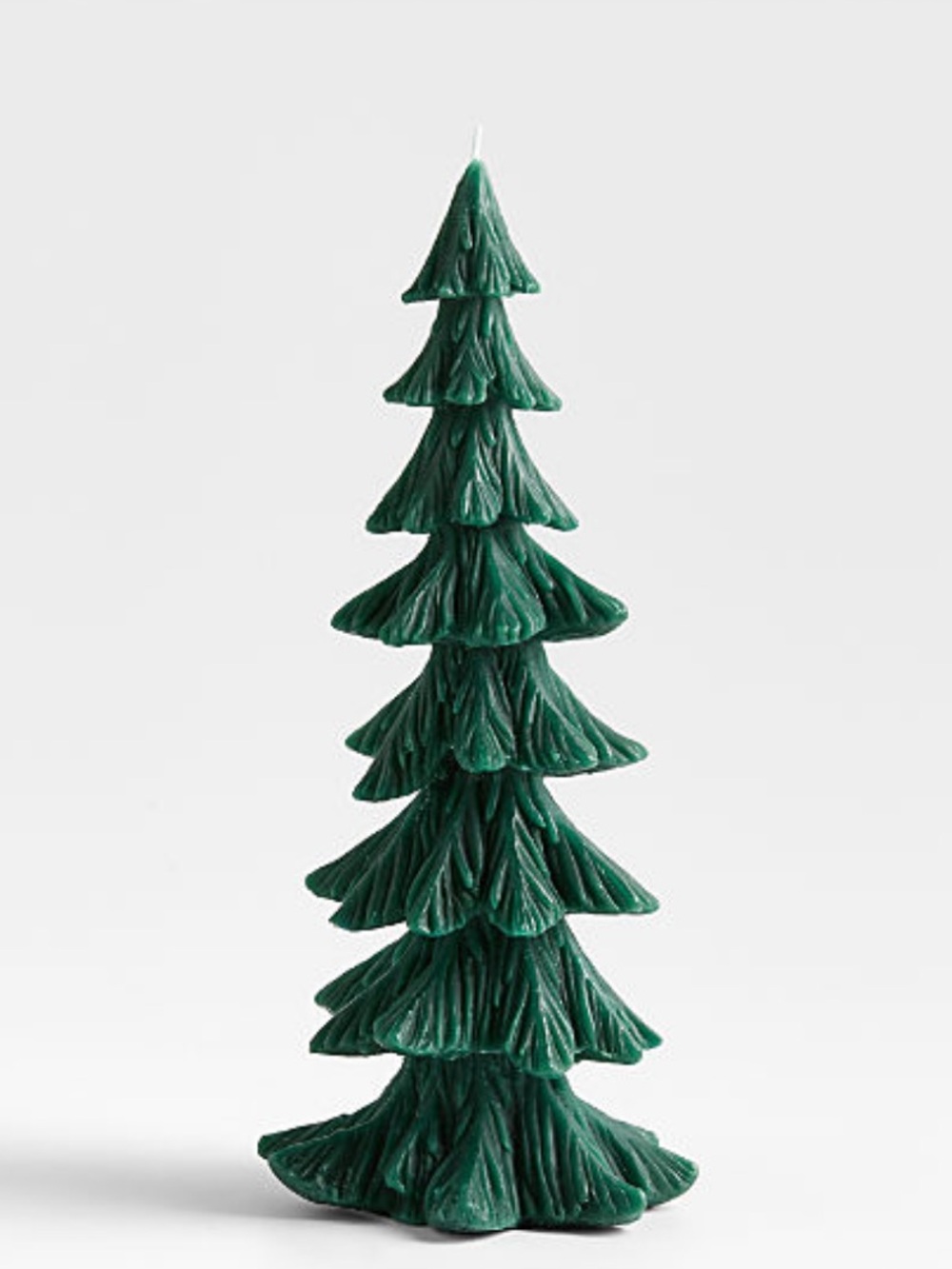 New! Crate&Barrel Mountain Pine Tree Candle LARGE 13” RARE
